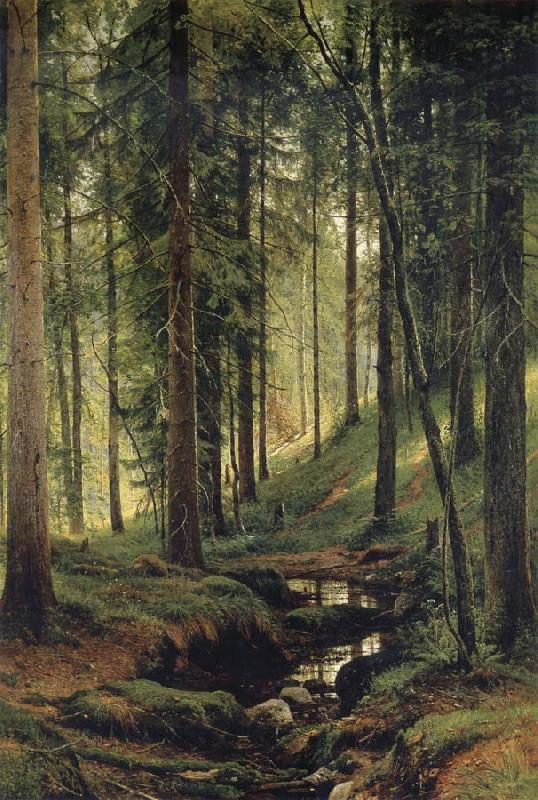 Ivan Shishkin The Brook in the Forest France oil painting art